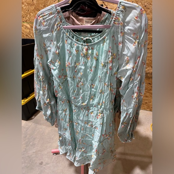 Teal Blue/Green With Tie at the top - Picture 2 of 2